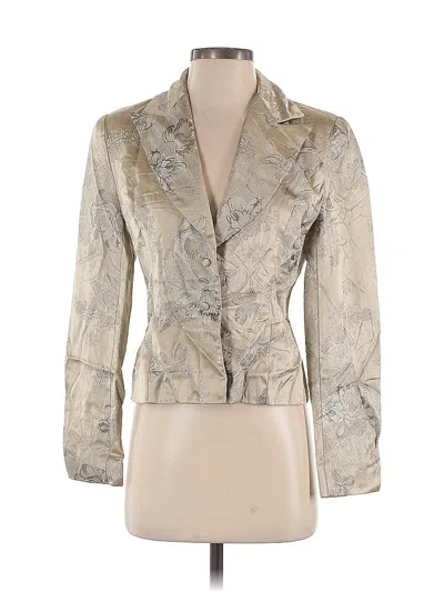 Pre-owned Scott Mcclintock Blazer Jacket In Gold