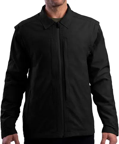 Pre-owned Scottevest Mens Jacket Size S Essential 2.0 Black - 24 Pockets & Detach Sleeves