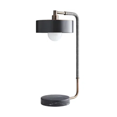 Scout & Nimble Aaron Bronze & Black Steel Lamp