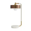 Scout & Nimble Aaron Heritage Brass & Brown Steel Lamp