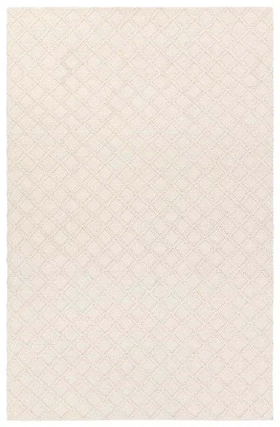 Scout & Nimble Ankine Handmade Trellis White Rug