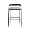 Scout & Nimble Ansel Nuetrual Upholstered Linen Bar Stool