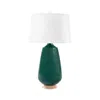 Scout & Nimble Aurora Glazed Emerald Green Ceramic Lamp