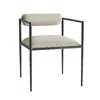 Scout & Nimble Barbana Gray Textured Pewter Chair