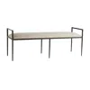 Scout & Nimble Barbana Natural Upholstered Linen Bench
