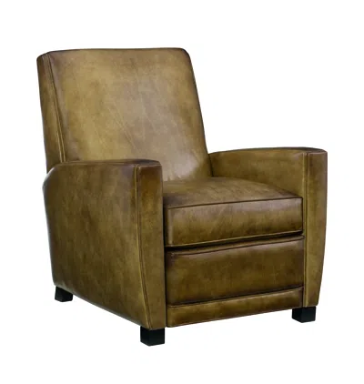 Scout & Nimble Bastille Camel Brown Leather Recliner