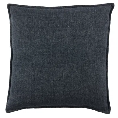 Scout & Nimble Blanche Solid Dark Blue Pillow