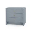 Scout & Nimble Bryant Linen 3 Drawer Side Table