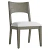 Scout & Nimble Calais Grey Weathered Teak Outdoor Side Chair
