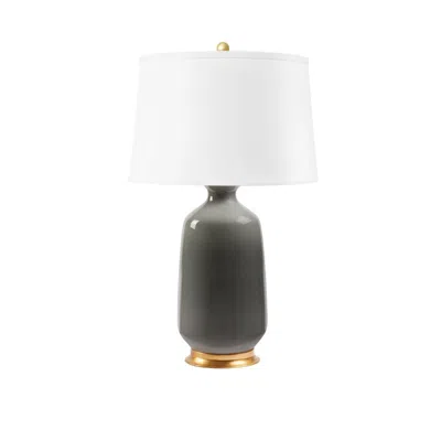 Scout & Nimble Carolyn Gray Glazed Porcelain Table Lamp