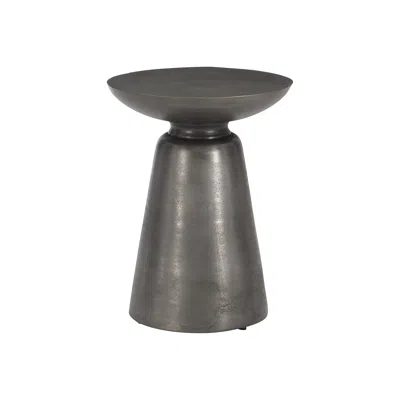 Scout & Nimble Catalan Matte Graphite Outdoor Accent Table
