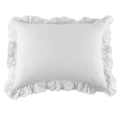 Scout & Nimble Charlie Linen King Sham   White