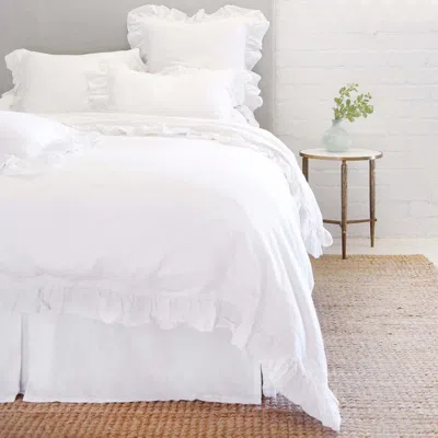 Scout & Nimble Charlie White Linen King Duvet Cover