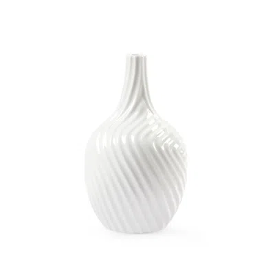 Scout & Nimble Dune White Glazed Porcelain Vase