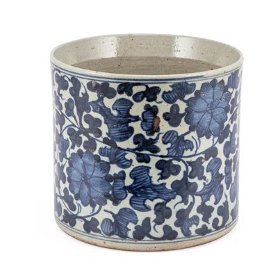 Scout & Nimble Dynasty Orchid Pot Twisted Peony Motif