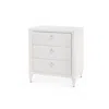 Scout & Nimble Fairfax 3 Drawer White Wood Side Table