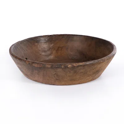 Scout & Nimble Found Wooden Bowl Reclaimed Natural