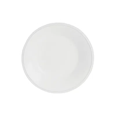 Scout & Nimble Friso Ceramic Stoneware Plate, Set Of 6   White