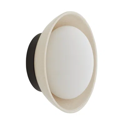 Scout & Nimble Glaze Small Ivory Stained Ceramic Sconce