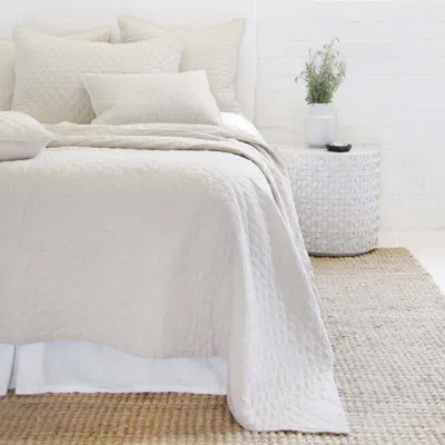 Scout & Nimble Hampton 28" X 36" Large Decorative Bed Pillow With Insert   Flax