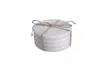 Scout & Nimble Hampton White Marble Coasters, Set Of Four