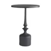Scout & Nimble Huntlee Charcoal Aluminum Accent Table