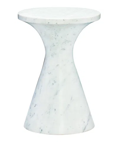 Scout & Nimble Interiors Isabelle White Marble Drink Table