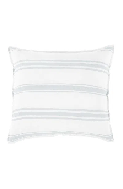 Scout & Nimble Jackson Linen Euro Sham   White /  Ocean