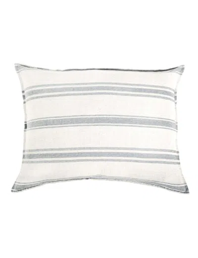 Scout & Nimble Jackson Linen King Sham   Cream / Grey