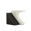 Scout & Nimble Jordono Ivory Ricestone Bookends, Set Of 2