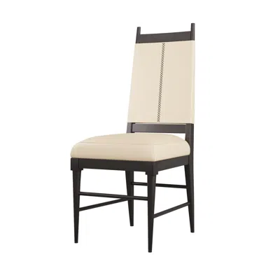 Scout & Nimble Keegan Upholstered Ivory Leather Chair