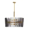 Scout & Nimble Klaus Smoke Gray Glass Chandelier