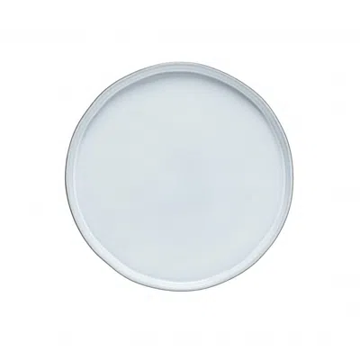 Scout & Nimble Lagoa Eco Gres Dinner Plate, Set Of 6   White