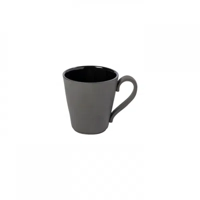 Scout & Nimble Lagoa Eco Gres Mug, Set Of 6   Black