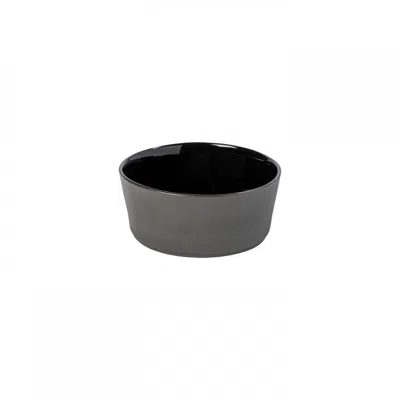 Scout & Nimble Lagoa Eco Gres Small Bowl, Set Of 6   Black