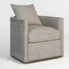 Scout & Nimble Landon Smokey Flax Performance Fabric Swivel Chair