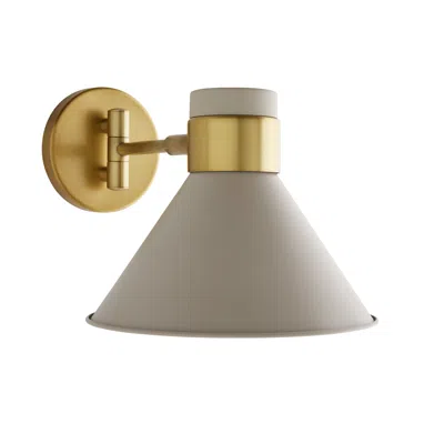 Scout & Nimble Lane Brown Taupe Steel Sconce