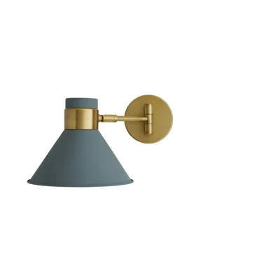 Scout & Nimble Lane Cadet Blue Steel Sconce
