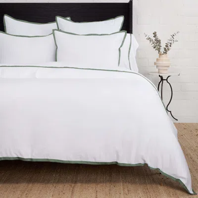 Scout & Nimble Langston Moss Bamboo Sateen Duvet Set