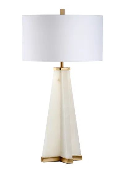 Scout & Nimble Lewis Alabaster Pyramid Lamp