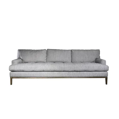 Scout & Nimble Lewis Metallic Oyster Performance Fabric Sofa