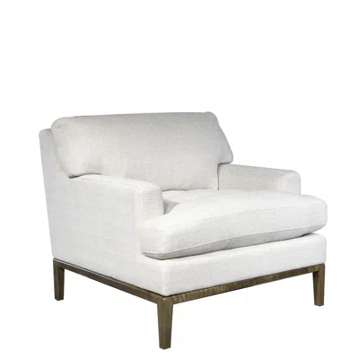 Scout & Nimble Lewis Serene Pearl Performance Fabric Chair