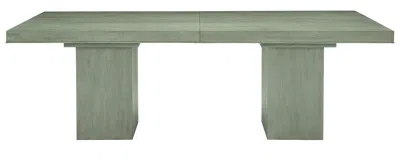 Scout & Nimble Linea Rectangular Dining Table In Cerused Greige