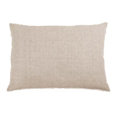 Scout & Nimble Logan Linen Standard Sham   Terra Cotta