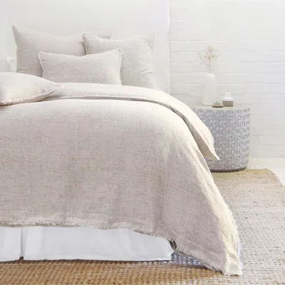 Scout & Nimble Logan Terra Cotta Linen King Duvet Cover