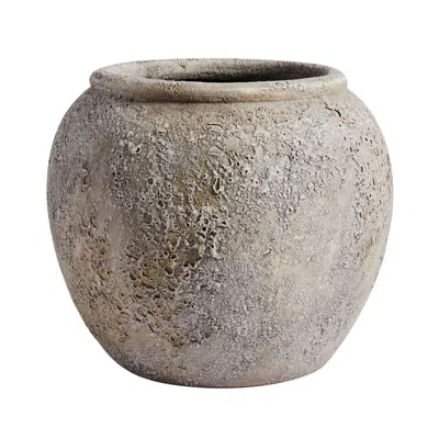 Scout & Nimble Luna Rustic Grey Terracotta Jar