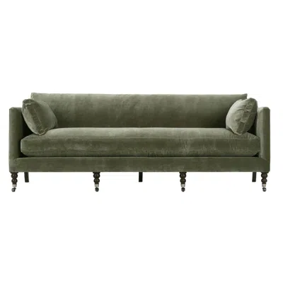 Scout & Nimble Madeline 90" Sage Bench Cushion Sofa