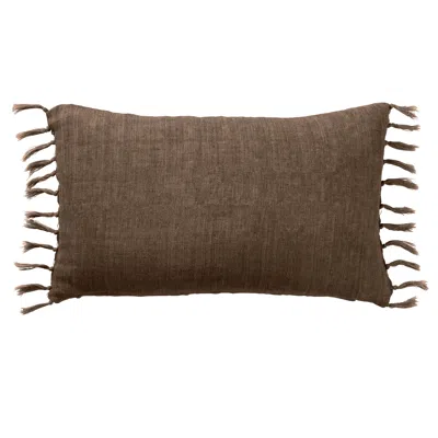 Scout & Nimble Majere Solid Brown Pillow
