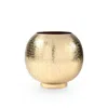 Scout & Nimble Mali Large Brass Finish Cache Pot