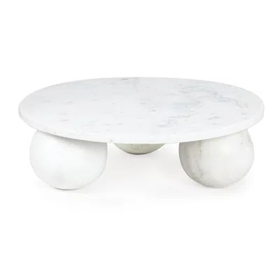 Scout & Nimble Marlow Large White Marble Plate